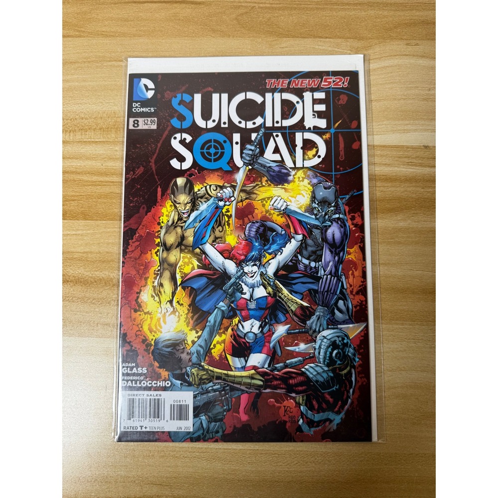 DC Comics Suicide Squad 8 The New 52 Adam Glass Federico Dallocchio Comic‎ Book